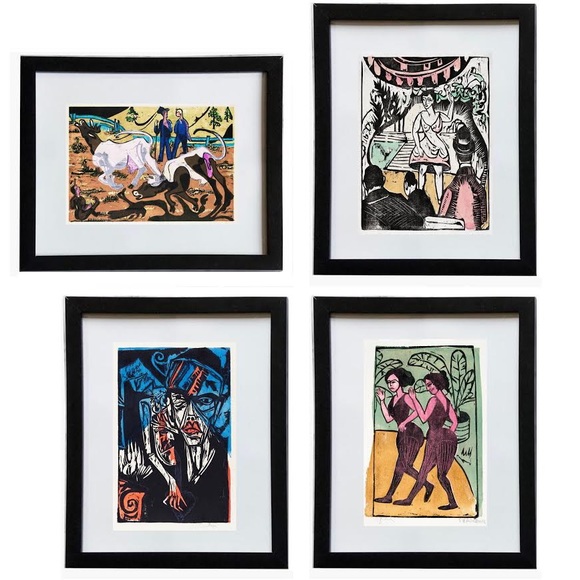 Ernst Ludwig Kirchner Framed and matted prints - Picture 1 of 1